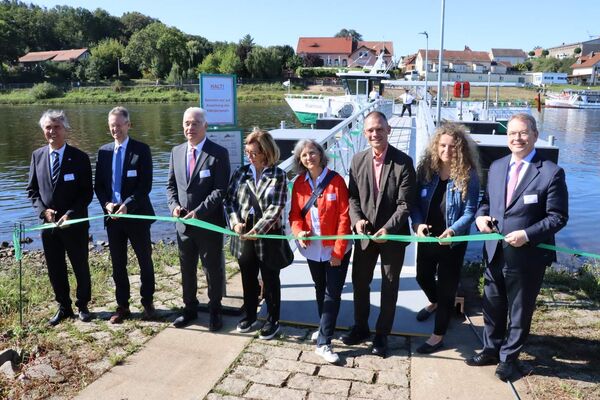 Inbetriebnahme der E-Fähre - Foto: Schmiedgen-Pietsch